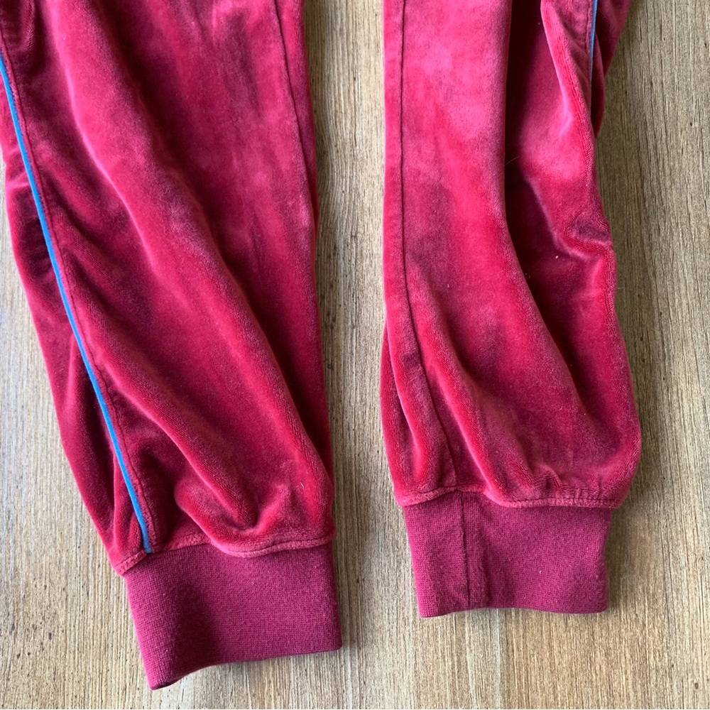 Nike Burgundy Velour Jogger Pants - Picture 4 of 9